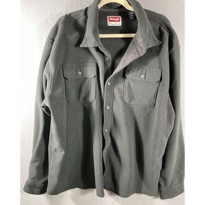 Wrangler Premium Quality Shirt Men's Button‎ Up Black 2XL
